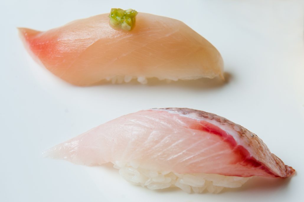 nigiri sushi prepared by Osaka Las Vegas