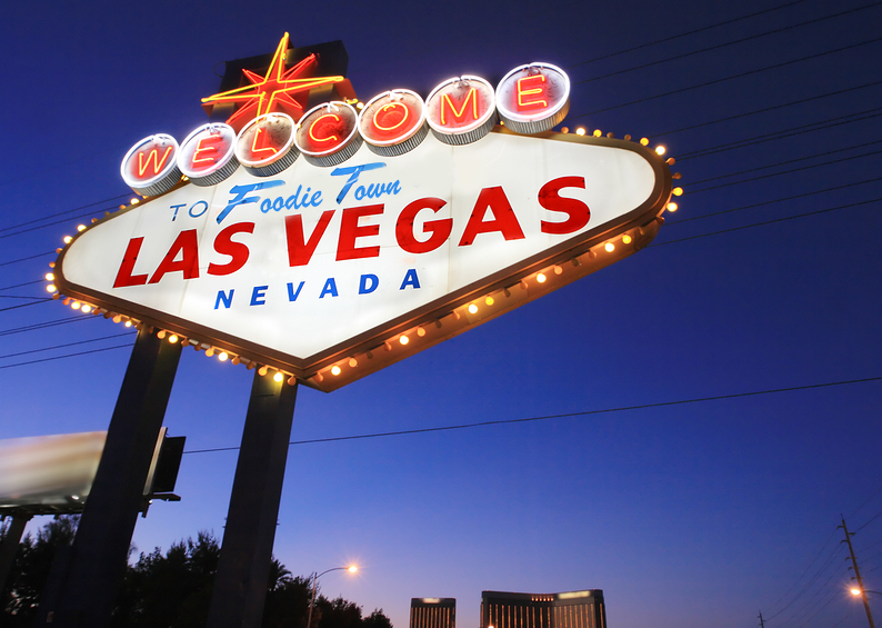 Picture of Las Vegas Sign promoting fun restaurants