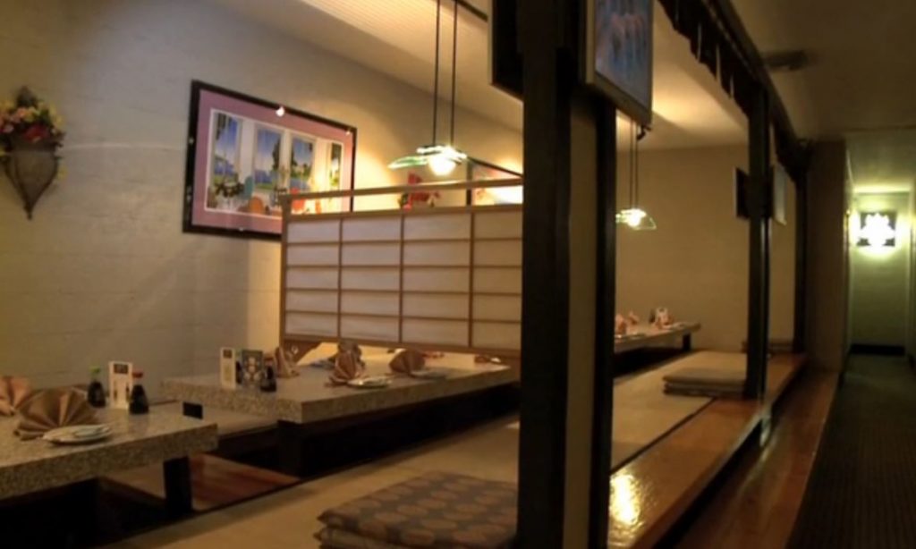 tatami room at Osaka Japanese Bistro in Las Vegas