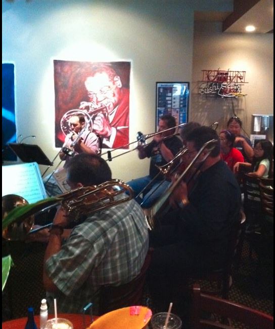 band playing during jazz evening at Osaka in Henderson, NV